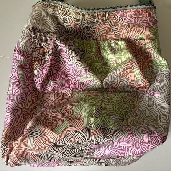 The Sak Pebbled Leather Iris Honeydew Mint Green Shoulder Hobo Tote Purse Bag - Picture 3 of 13